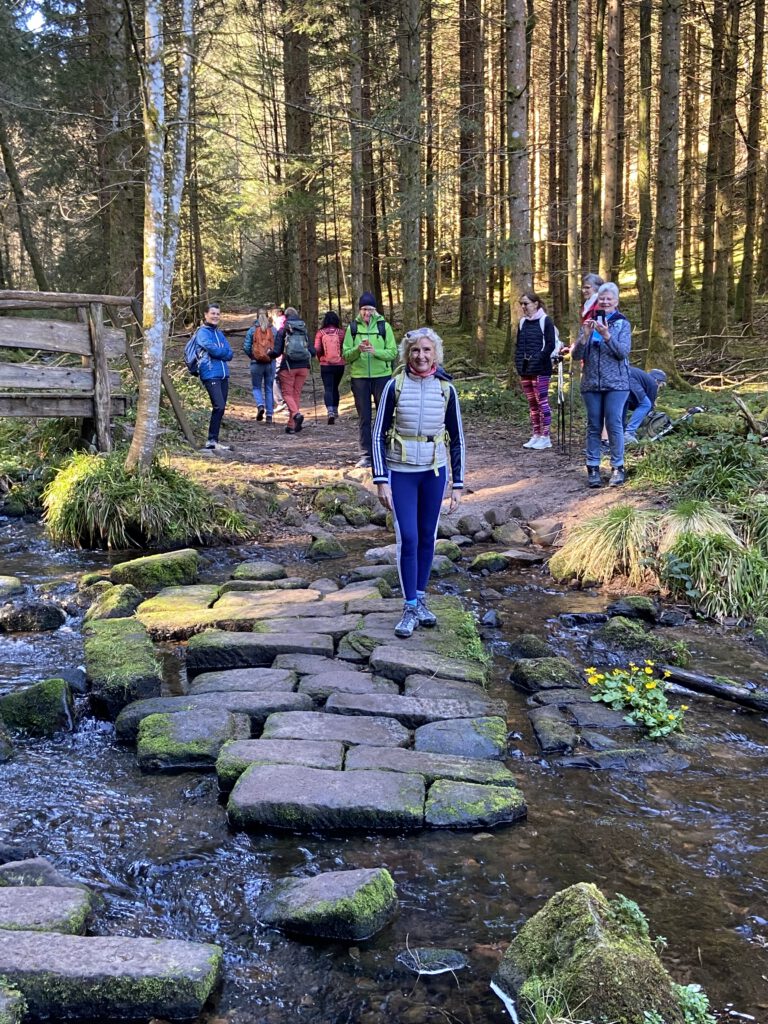 Gruppe im Wald